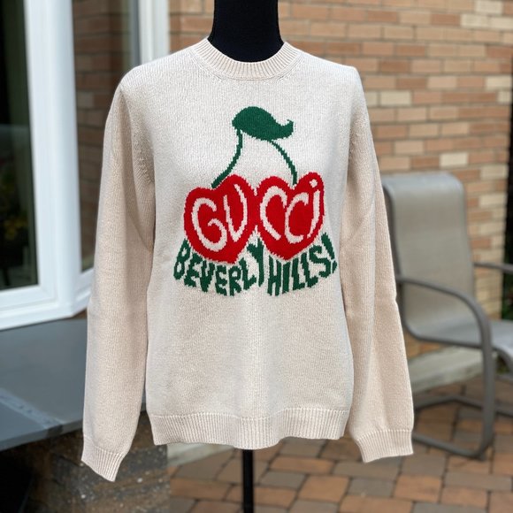 gucci sweater cherry